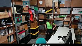 shoplifting teen stripped and pounded by mall cop creep