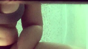 Perverted brother hides camera to film sexy sister showering real video