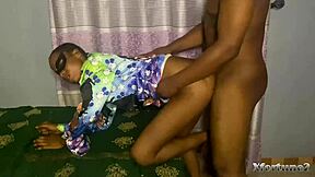 petite ebony stepsis craves black cock before bedtime fuck