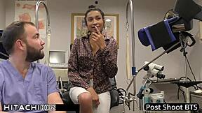 nurse forces hitachi orgasms on moaning patient guinea pig