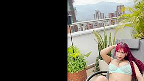 Scarlette Flame's Huge Tits Bounce As 18yo Latina Takes Monster Cock Creampie