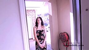 Shy brunette model pounded hard during intense casting fuck audition