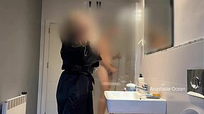 caught husband with stepmom in bathroom wanna join family voyeur fun?