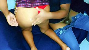 indian bhabhi slut bent over HARD FUCKED in movie theater by boss cock