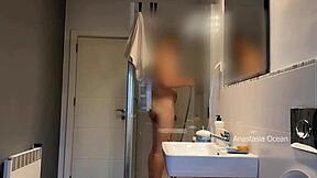 caught husband with stepmom in bathroom wanna join family voyeur fun?