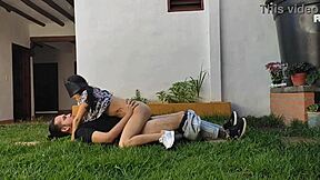 gave my neighbor that christmas punishment she deserved in her ass