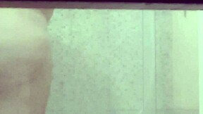 Perverted brother hides camera to film sexy sister showering real video