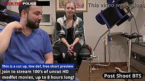 School Officer Ava Siren Fingers Pussy In Miniskirt