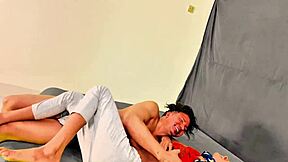 passionate interracial couple fucks neighbor milf rough doggystyle anal squirting