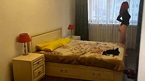 redhead teen couple homemade sex with natural tits