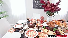 stepmom offers her tight anal hole for thanksgiving sofie marie
