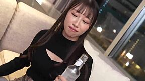 part 1: eager bald pussy babe jerks me off then squirts from fingering before sweet bath fuck