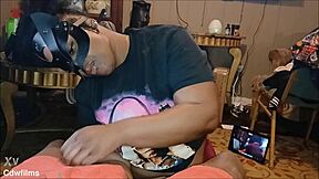 big booty babe licks balls spits and sucks till cum explosion