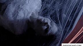 Strangers Pound Teens Hard In Cave Group Blowjob Fuck Fest