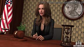 horny milf redhead massages teen babe kissing big tits closeup 💋🔥