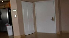 you pound her tight shaved pussy doggystyle close-up as she rides your pierced nipple teen body