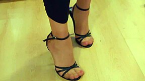 check out these outstanding suntanned pantyhose feet compilation