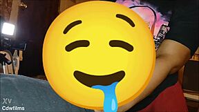 big booty babe licks balls spits and sucks till cum explosion