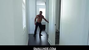 Tiny Latina Stepdaughter Sadie Pop's Big Tits Lure Stepdad Miles