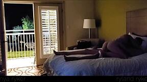 Young Slut's Hotel Fuck Leaves Door Open For Voyeur Orgasms