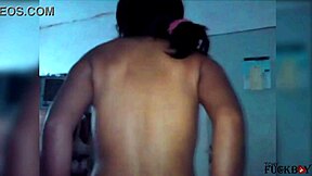 She loosens her tight little ass for the first time thinking it's just the tip but it hurts so good on the wrong hole