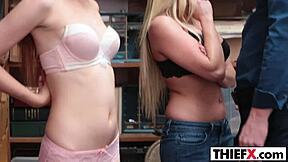 Burglar teens caught and hardcore fucked jackpot style