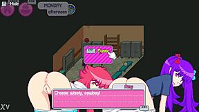 Step Sis And Friend Threesome Doggy With Bro!