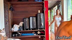 took this hottie home while girlfriend shopped full video