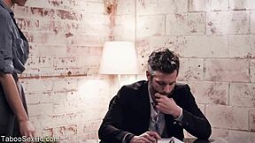 Hot Brunette with Long Legs Rides Boss Cock in Intense Office Fuck Session