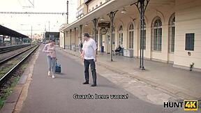 for cash the old guy lets a stranger fuck his hot young wife while he watches