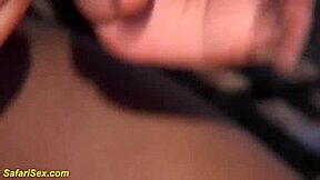 skinny hairy african teen gets her pussy roughly pounded by big cock