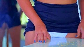 i rubbed my wet pussy so hard on that desk corner it felt amazing