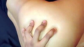 malaysian gf bent over bed for hardcore creampie pounding