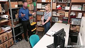 lp officer fucks adira allure's teen pussy bent over in shop 😏🚔💦