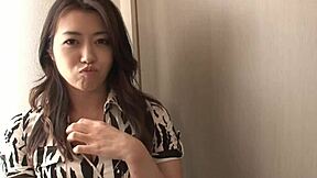 horny old asian rubs hairy cunt till guy fingers her deep