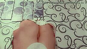 18 year old perfect body teen shows virgin pussy dildo fucks after college