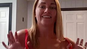 Young Stud Rips Clothes Off Teasing Housewife Stripping To Music