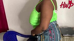 africa's horny ebony landlady rides big cock tenant hard 4k screaming orgasms 🔥🍑💦