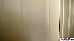 guy uses xray glasses to spy on stepsis alexa grace's amazing big ass then fucks her hardcore