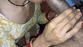 Desi bhabhi moans loud as neighbor boy fingers licks and fucks her wet pussy missionary doggystyle