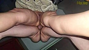 Risky Bathroom Anal: Cheating 18yo Latina Moans Loud on Mature Neighbor's Cock