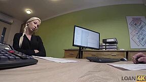 Loan4k Naughty Czech Teen Fucks Agent in Office for Cash After Steamy Interview
