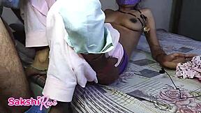 newlywed indian wife creampies with hairy pussy