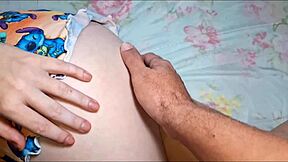 grabbing the little redhead's ass