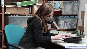 stripsearchporn com store officer rams face into teen shoplifters throat