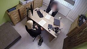 Loan4k Naughty Czech Teen Fucks Agent in Office for Cash After Steamy Interview