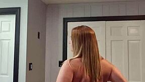 Young Stud Rips Clothes Off Teasing Housewife Stripping To Music