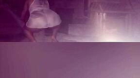 Stepmom sneaks solo play, fingers dripping while home alone?