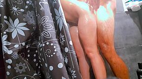 showering with stepsis turns into breaking her fat ass wild kinky style