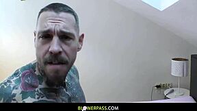 Yoga ginger enjoys taboo threesome with anal and pussy rides